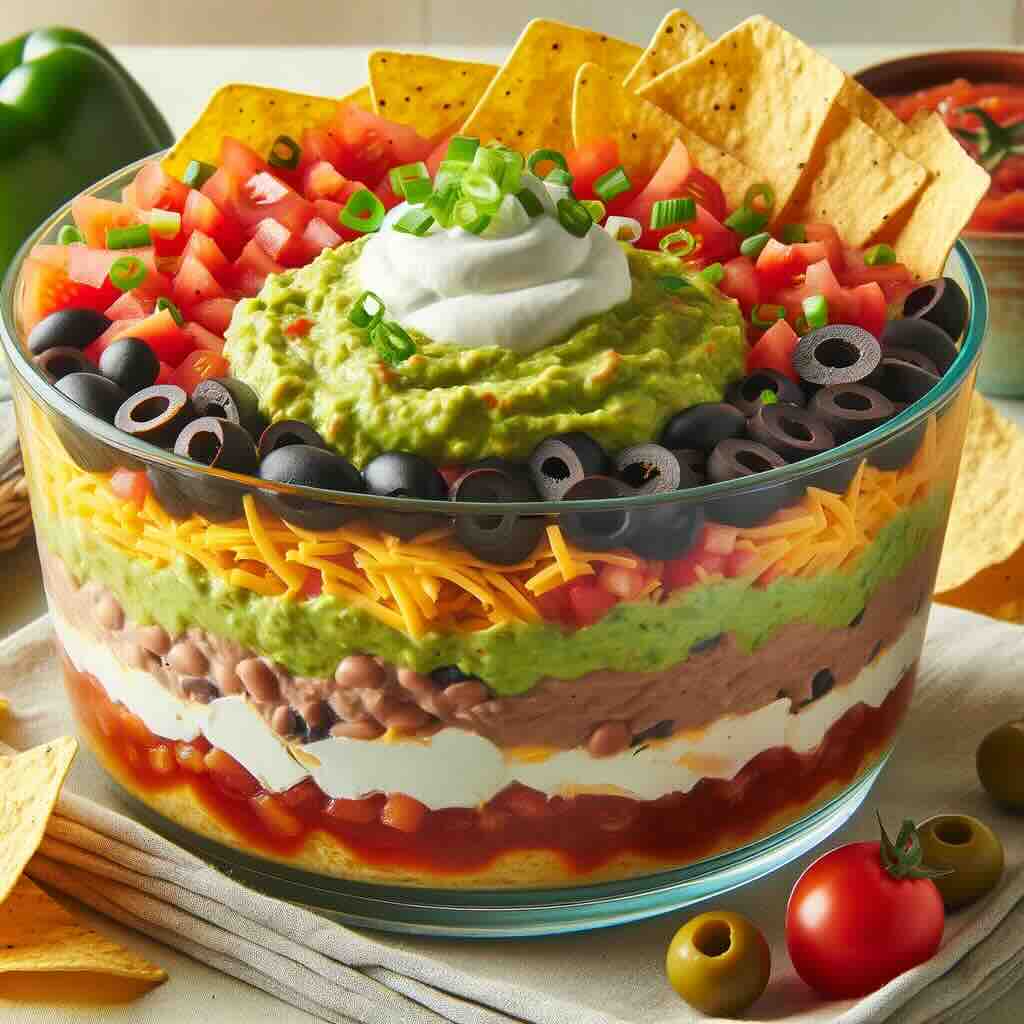 seven layer dip recipe